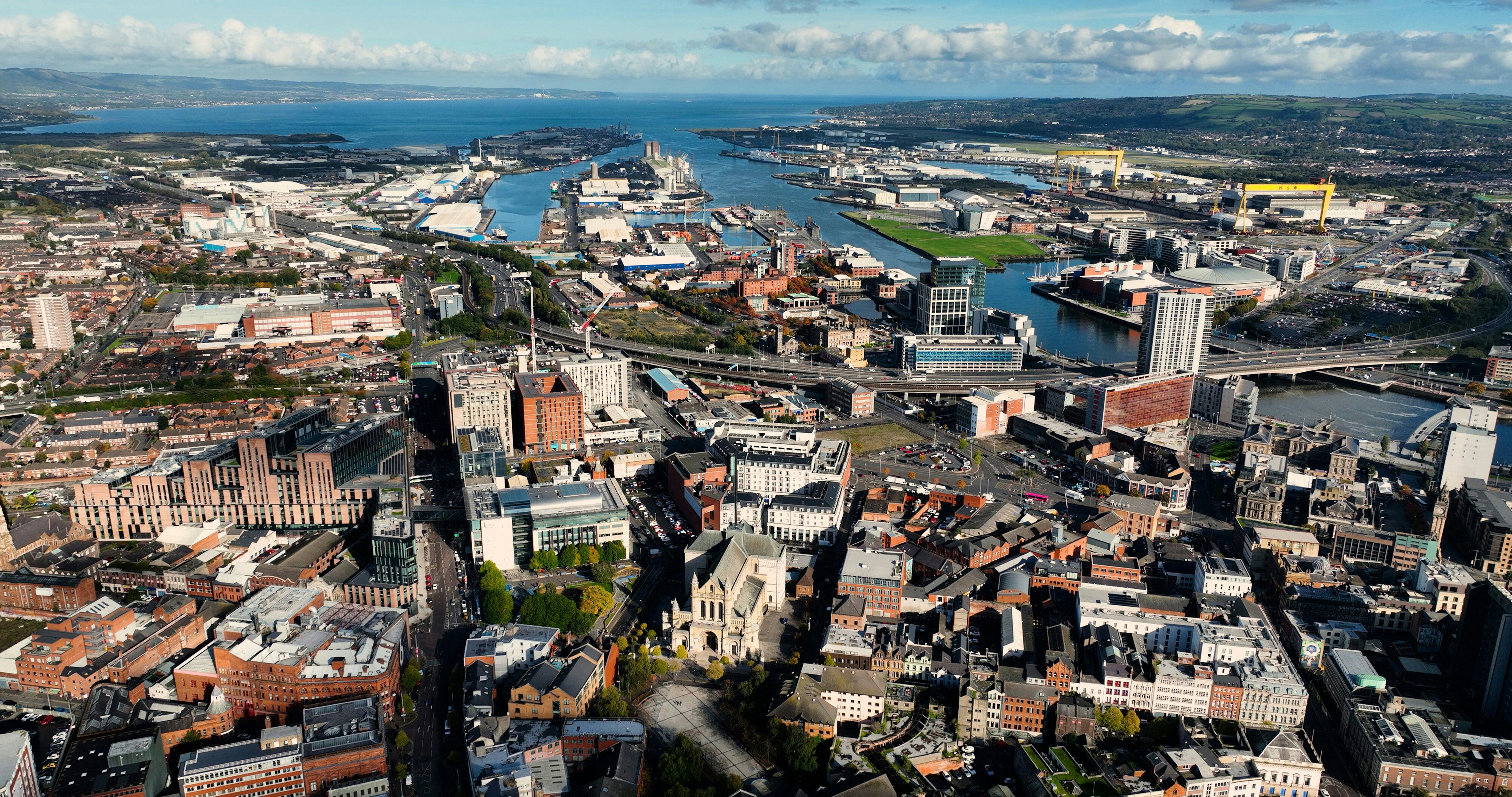SCAPE Stock Image Northern Ireland Belfast City Skyline Adobe Stock
